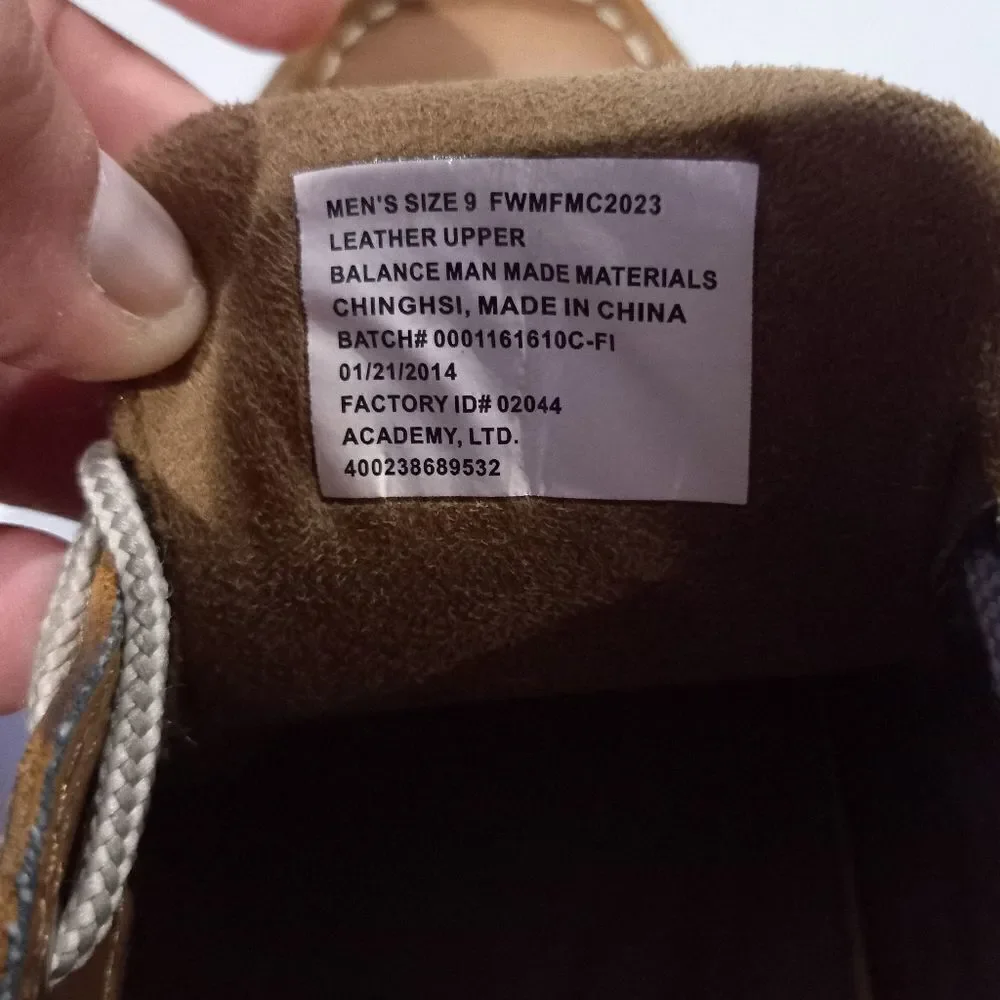 Magellan Outdoors Laguna Madre Tan Leather Boat Shoes Comfort